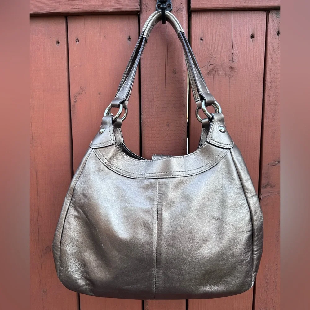Coach SoHo Lynn Hobo Shoulder Bag Metallic Bronze - Picture 3 of 16